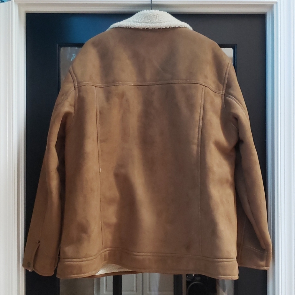NWT⭐ Old Navy Faux Suede & Sherpa Jacket - Picture 3 of 6